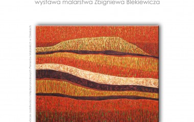 Plakat wernisażu Zbigniewa Blekiewicza