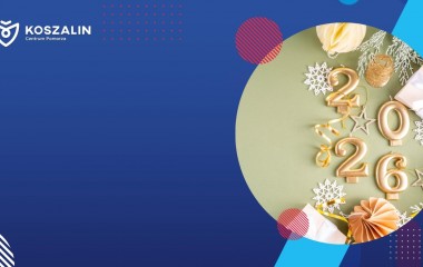 Na grafice znajduje się napis 2026 w sylwestrowej oprawie