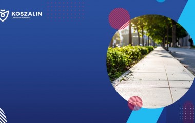 Na grafice znajduje się chodnik.